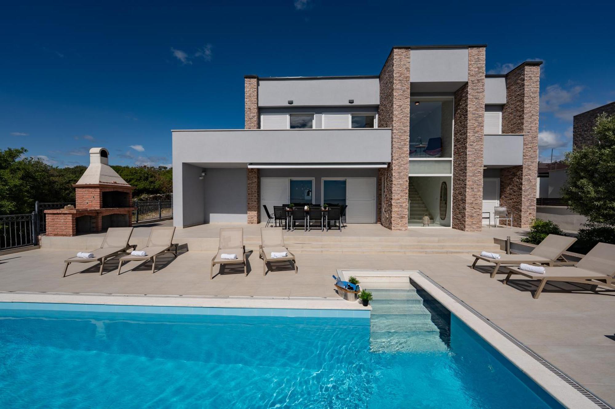 Villas Royal I With Private Pool Novalja Exterior foto